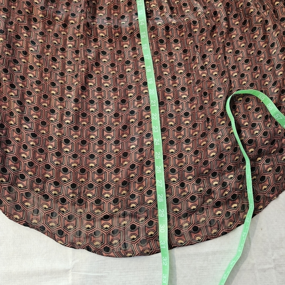 Ladies Haver London Geometric Patterned Top 2 XL​​​ - Picture 8 of 8